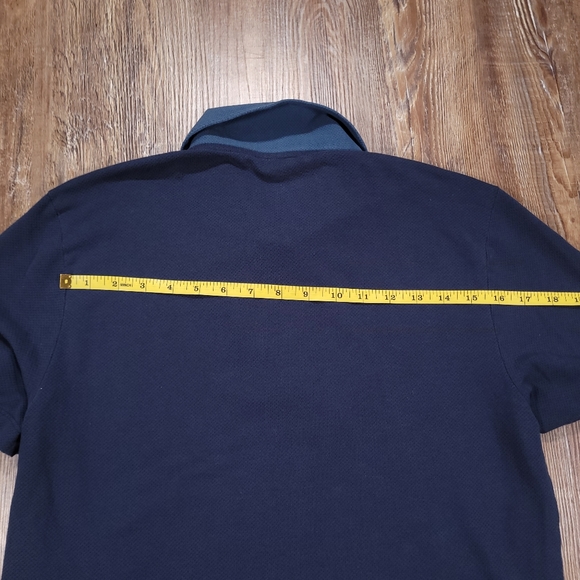 Mack Weldon For Daily Wear ColorBlock Comb Cotton Blend Soft Preppy Polo Medium - Picture 9 of 9